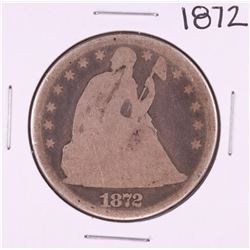 1872 $1 Seated Liberty Silver Dollar Coin