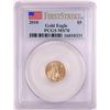 Image 1 : 2010 $5 American Gold Eagle Coin PCGS MS70 First Strike