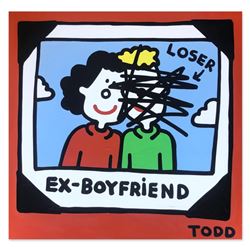Todd Goldman "Ex-Boyfriend" Original Acrylic Painting on Canvas