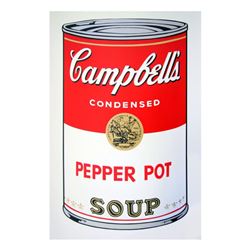 Andy Warhol "Soup Can 11.51 (Pepper Pot)" Silkscreen