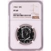 Image 1 : 1964 Proof Kennedy Half Dollar Coin NGC PF69