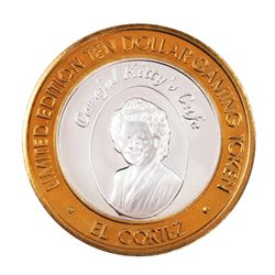 .999 Fine Silver El Cortez Hotel & Casino Las Vegas $10 Limited Edition Gaming Token