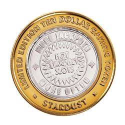 .999 Fine Silver Stardust Casino Las Vegas, NV $10 Limited Edition Gaming Token