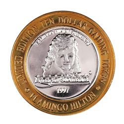 .999 Fine Silver Flamingo Casino Las Vegas, NV $10 Limited Edition Gaming Token