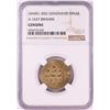 Image 1 : AH451-492 Ghaznavid Dinar A-1637 Ibrahim Gold Coin NGC Genuine