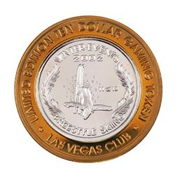 .999 Silver Las Vegas, Nevada Club $10 Casino Limited Edition Gaming Token