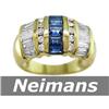 Image 1 : Gem .75 ct Emerald & Diamond Ring 14k Gold USGL