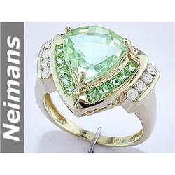 Gem Quality 3.00 ct Certified Aquamarine Ring 14kt Gold