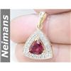 Image 1 : 2.50ct Gem Certified Ruby & VS Diamond Ring 14K