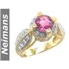 Image 1 : Mens 12.00 ct Ruby & VS Diamond Gents Ring 14kt Gold