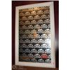 Image 1 : STELLA ARTOIS FRAMED ENBOSSED MIRROR, 29 X 45