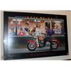 Image 1 : "HOLLYWOOD DINER" FRAMED PRINT BY MICHAEL GRANT
