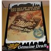 Image 1 : MILLER GENUINE DRAFT WALL MOUNTED SIGN. 20 X 30
