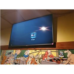 50" LG TELEVISION WITH WALL MOUNT COMES WITH REMOTE
