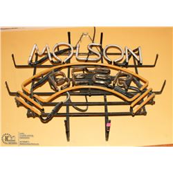 MOLSON BEER NEON SIGN 27 X 18. UNTESTED. BUYER IS
