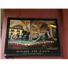 Image 1 : LIGHTUP "GAME OF FAME" FRAMED PRINT 31 X 24