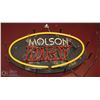 Image 1 : MOLSON DRY NEON SIGN 21 X 13, BUYER RESPONSIBLE
