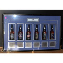 LABATTS BLUE "CUP CRAZY 2003" SHADOW BOX DISPLAY