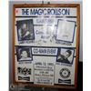 Image 1 : THE MAGIC ROLLS ON MAIN EVENT FRAMED POSTER SIGNED