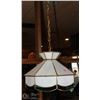 Image 1 : TIFFANY STYLE STAINED GLASS HANGING LIGHT FIXTURE