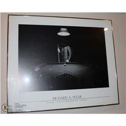 "THE HUSTLER" BY RICHARD A. WEAR FRAMED PRINT
