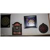 Image 1 : LOT OF 4 DART BOARD THEMED WALL HANGINGS