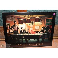 LEGAL ACTION BY CHRIS CONSANI FRAMED PICTURE