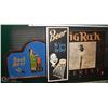 Image 1 : LOT OF 3 BEER THEMED WALL HANGINGS