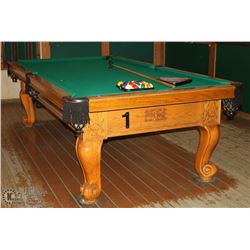 DUFFERIN 6FT X 9FT POOL TABLE, COMES WITH BALLS,