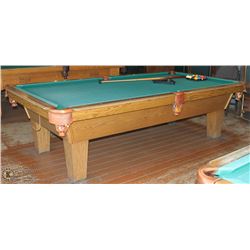 OLHAUSEN 6FT X 9FT POOL TABLE, COMES WITH BALLS,