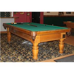 DUFFERIN 6FT X 9FT POOL TABLE, COMES WITH BALLS,
