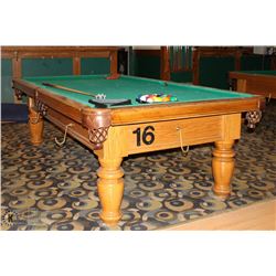 DUFFERIN 6FT X 9FT POOL TABLE, COMES WITH BALLS,