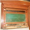 Image 1 : WOOD FRAMED CHALK BOARD / SCORE BOARD, 30 X 27