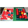 Image 1 : LOT OF ASSORTED SPARE SNOOKER POOL BALLS