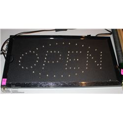 LIGHT UP HANGING OPEN SIGN 19 X 10