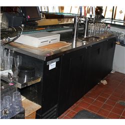 TRUE 3 DOOR STAINLESS COUNTER TOP COOLER WITH 2