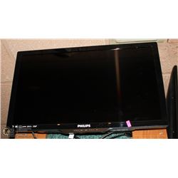 PHILLIPS 29" FLAT SCREEN TELEVISION WITH WALL MOUNT
