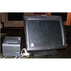 PAR SERVING MONITOR WITH ORDER SLIP PRINTER