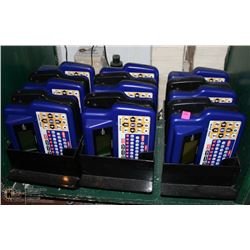 SET OF 15 PLAYMAKER BUZZTIME GAME BOARDS, COMES