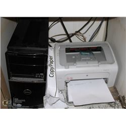 DELL COMPUTER TOWER COMES WITH HP PRINTER, ACER