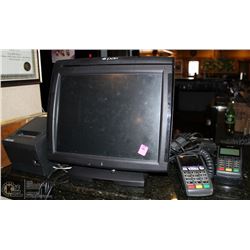 PAR SERVING MONITOR WITH ORDER SLIP PRINTER AND