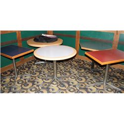 LOT OF 5 RESTAURANT TABLES