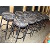 Image 1 : LOT OF 10 BAR STOOLS