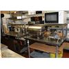 Image 1 : 10FT STAINLESS STEEL PREP AND PLATING STATION WITH