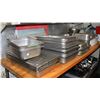 Image 1 : LARGE LOT OF ASSORTED CHAFING DISHES, STAINLESS