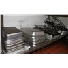 Image 1 : LARGE LOT OF CHAFING DISHES, STAINLESS STEEL