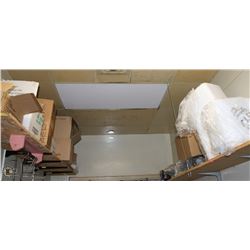 2 SHELF CONTENTS OF ASSORTED TAKE OUT CONTAINERS