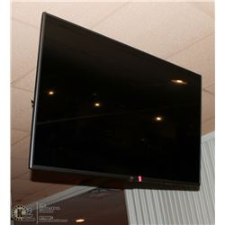 50" LG FLAT SCREEN T.V WITH REMOTE & CEILING MOUNT