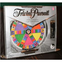 TRIVIAL PURSUIT SILVER ANNIVERSARY COFFEE TABLE