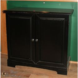 2 DOOR ESPRESSO BROWN CABINET 33 X 15 X 30